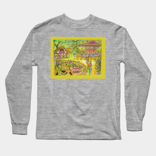 Adventureland Long Sleeve T-Shirt by BennettBlackLight